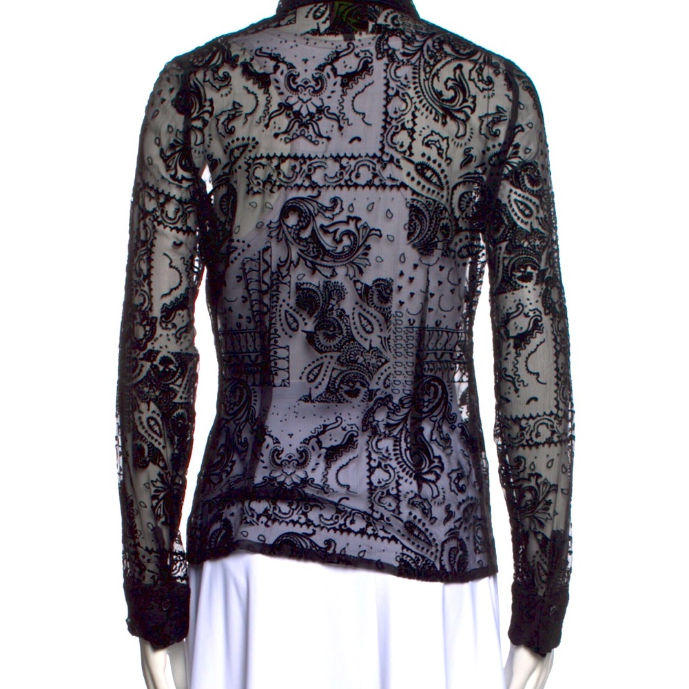 Isabel Marant Burnout Button Up - Xs - image 3